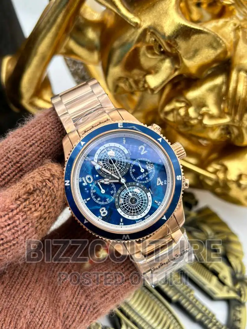Original MONT BLANC Gold Chain Watch Available in Store