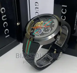 Original Gucci Rubber Strap Watch Available in Store