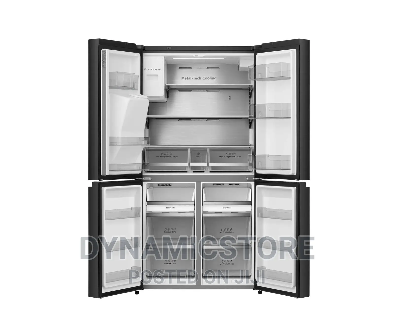 Hisense 68wcb 522l Side by Side Refrigerator