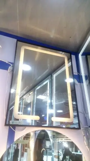 Led Frame Mirror With 3 Coloured Lights