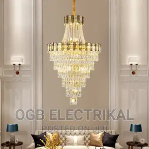 Staircase Crystal Chandelier