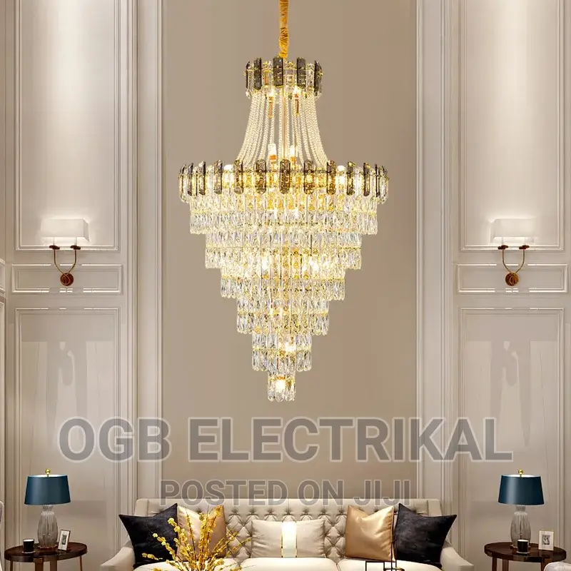Staircase Crystal Chandelier