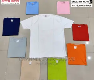 Original Exaly Plain T-Shirt(Dozens)