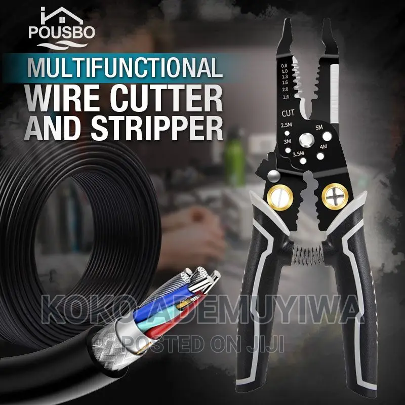 Multifunctional Electrical Wire Crimping and Stripping Plier
