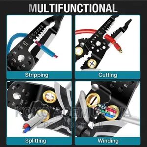 Multifunctional Electrical Wire Crimping and Stripping Plier
