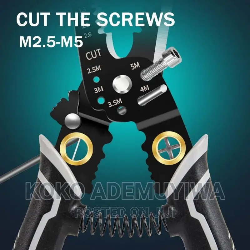 Multifunctional Electrical Wire Crimping and Stripping Plier