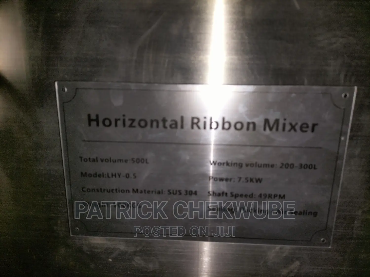 Industrial Icing Sugar Mixer