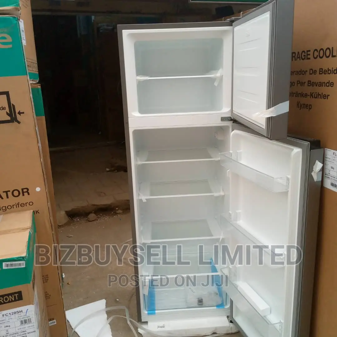 Double Doors Hisense Refrigerator.