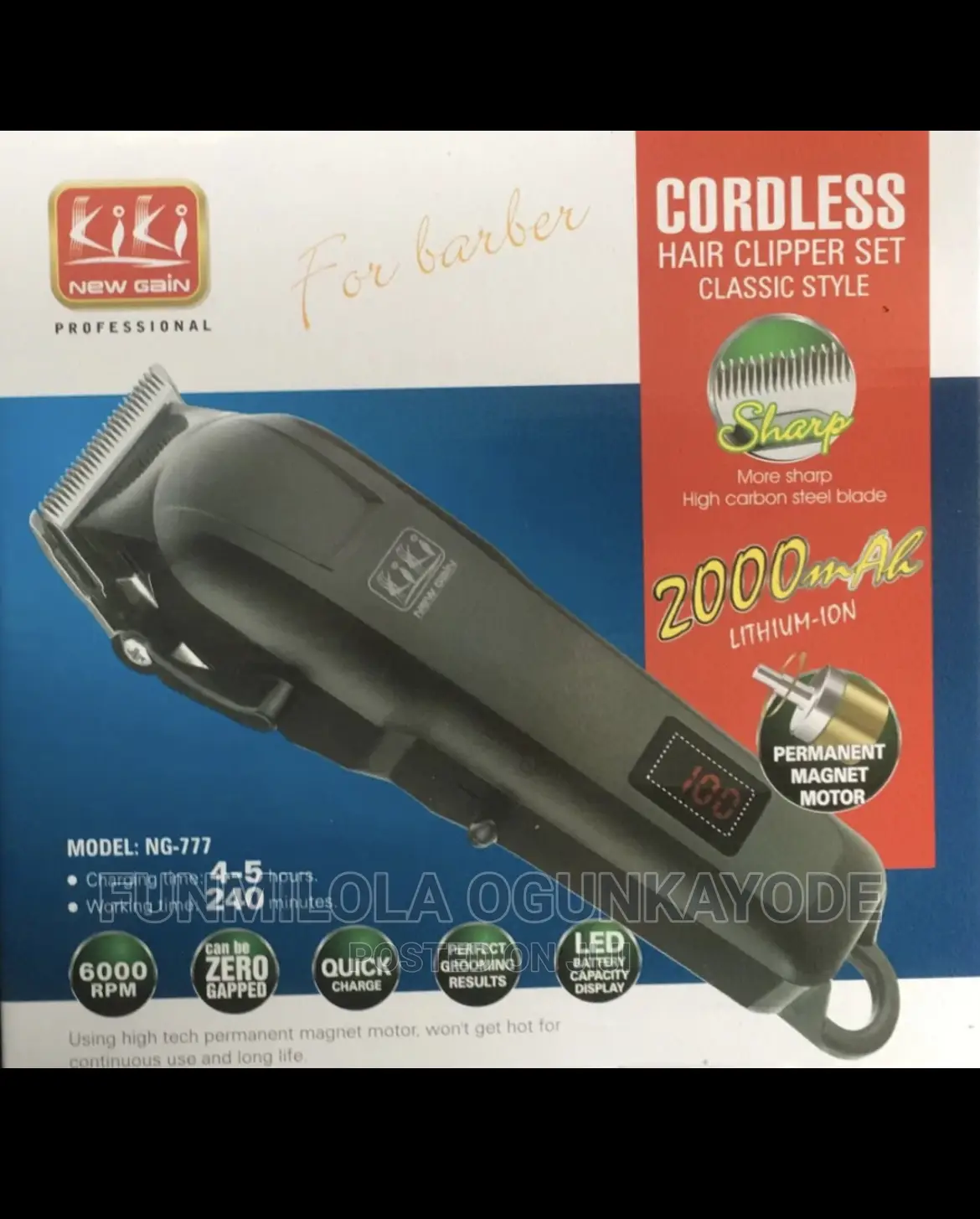 Non Digital Kiki Clipper