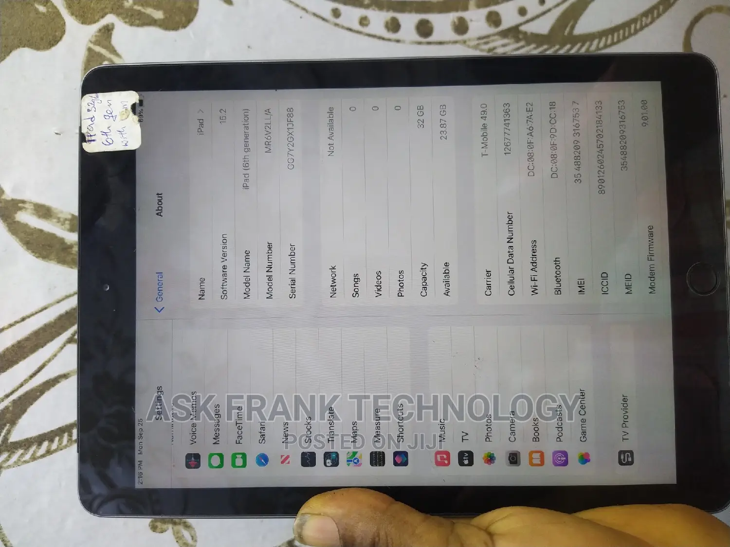 Apple iPad Air 32 GB Silver
