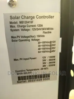 120ah Supermax Solar MPPT Charge Controller