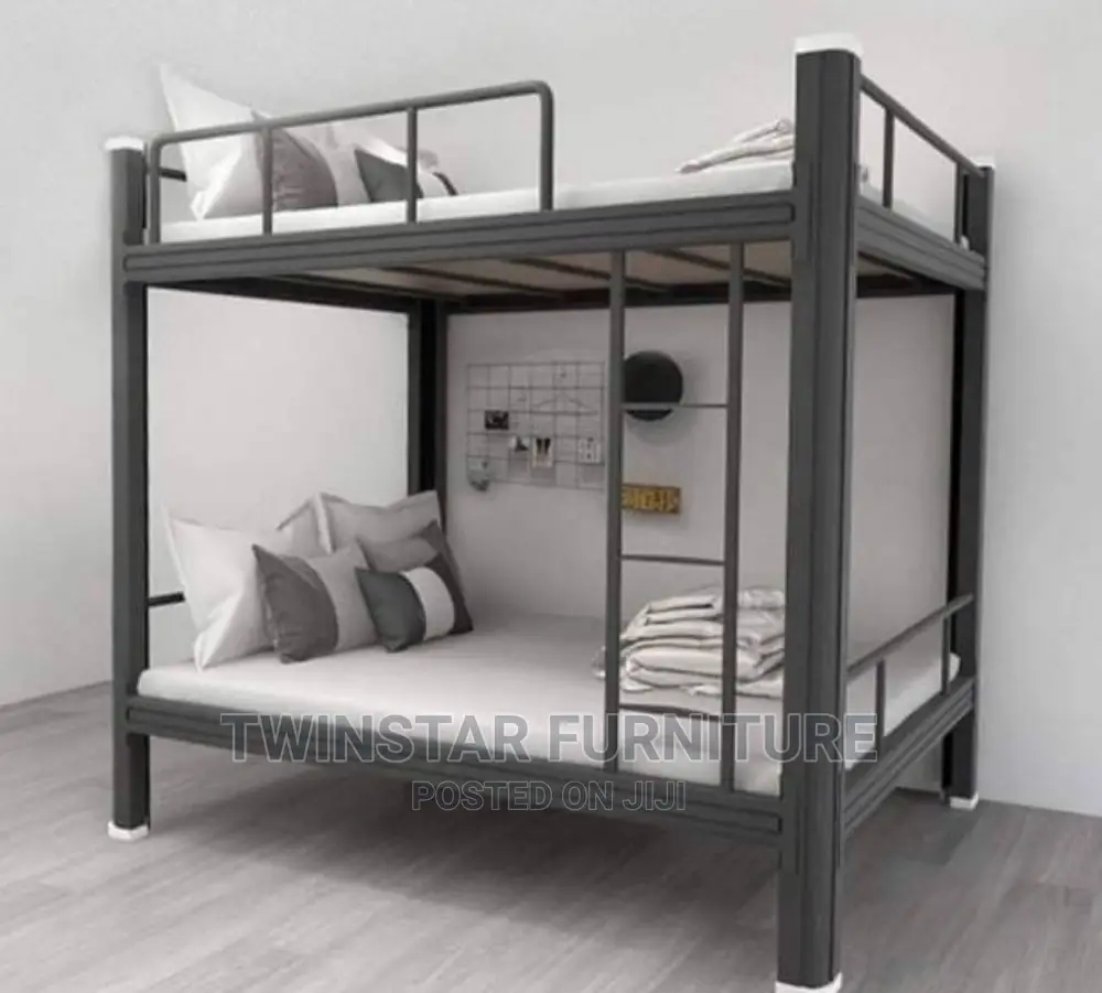 Modern Metal Twin Bunk Bed