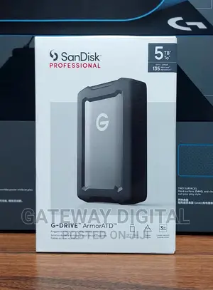 Sandisk Professional 5tb G-drive Armoratd+Harddrive Case