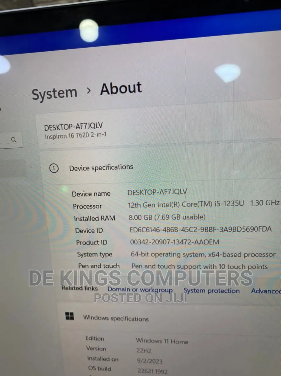 Laptop Dell 8GB Intel Core I5 SSD 512GB