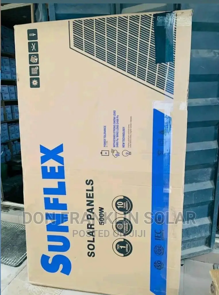 500watts Sunflex Mono Brand New Solar Panel