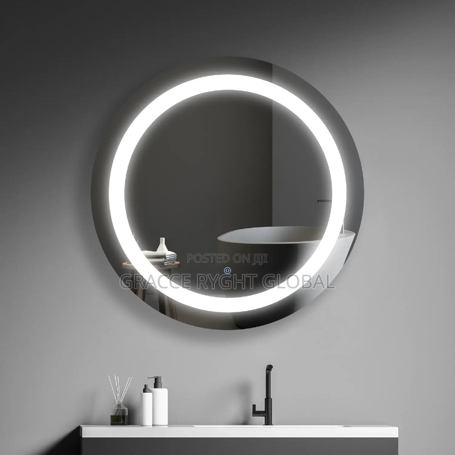 Led Light Glowing Mirror