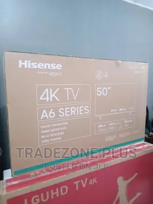 New in Hisense 50'' Smart Uhd Tv+Bluetooth+Youtube+Netflix