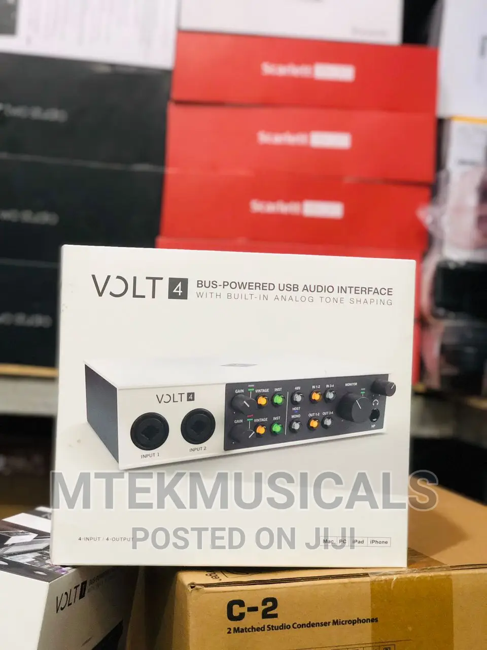 Volt 4 Bus-Powered Usb Audio Interface