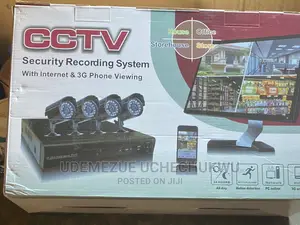 4 Channel CCTV Full Kit (With Internet Nd 5g )