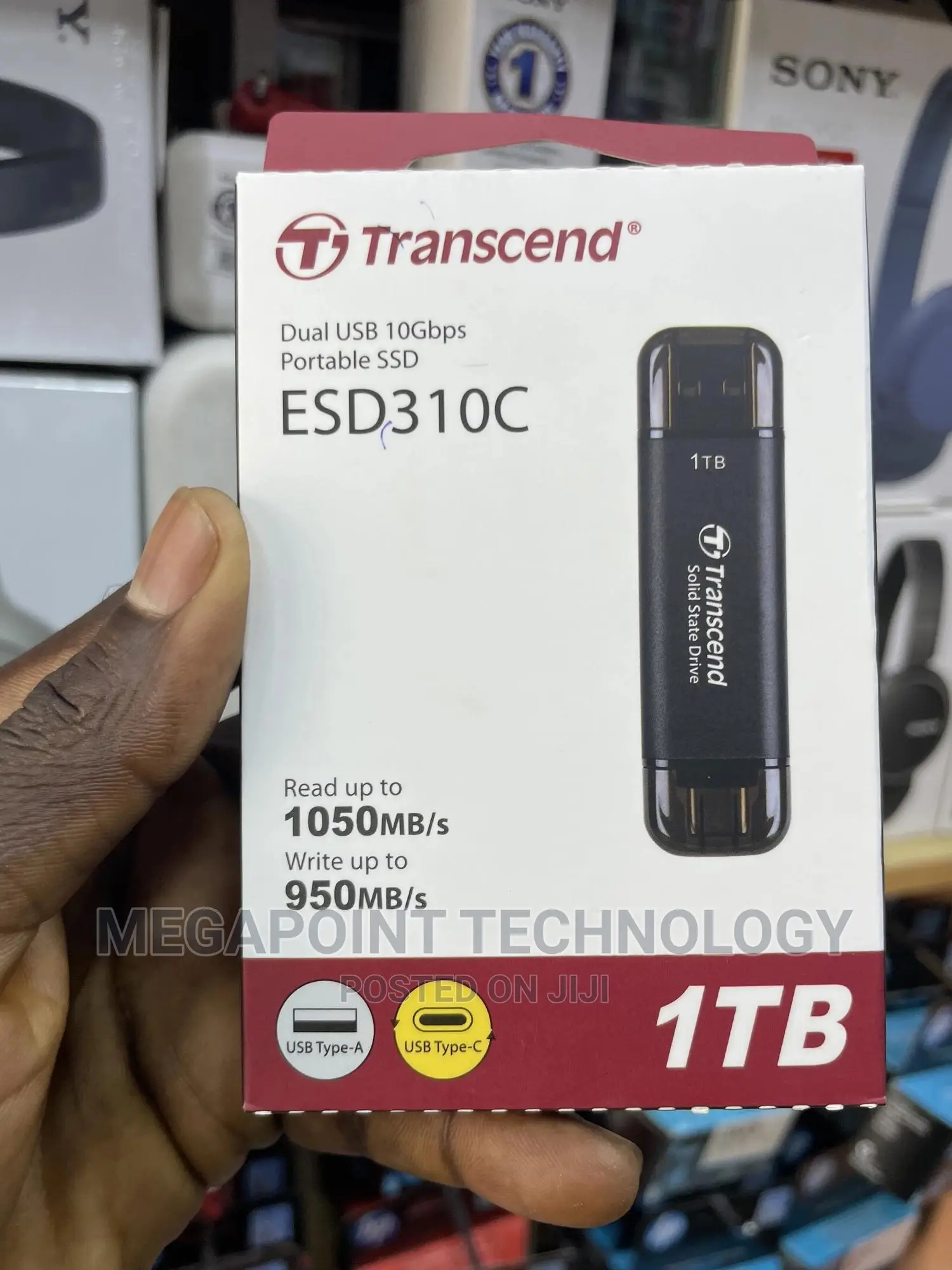 Transcend Dual Portable SSD Esd310c