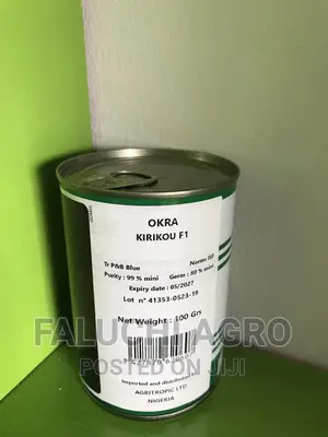 Hybrid Okra Seed ( Kirikou F1 100g)