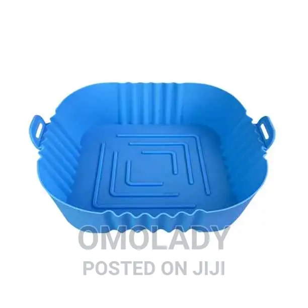 Silicone Air Fryer Pot - Blue