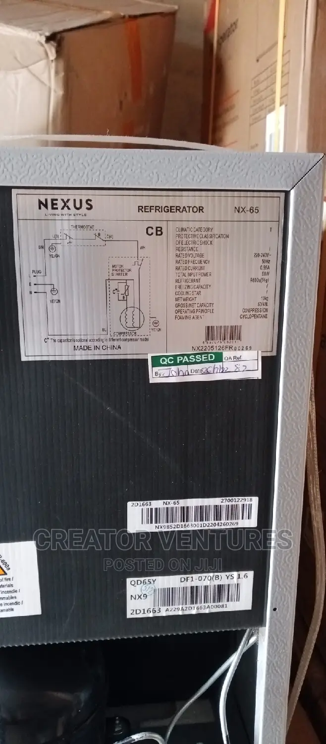 Nexus Bedside Refrigerator,Fast Block,Retain Block,Ful Coper