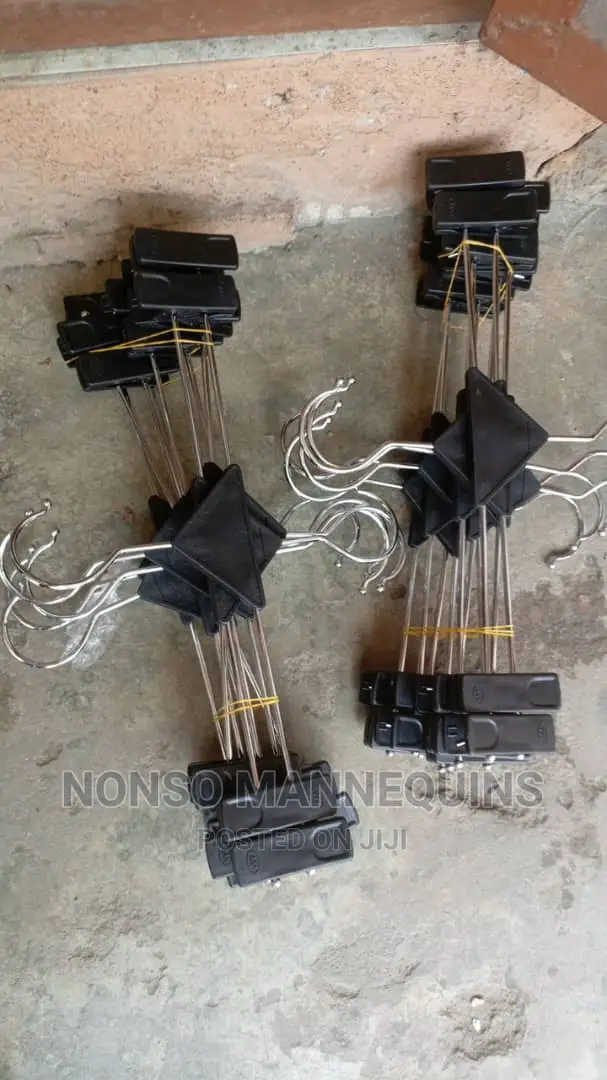 Black Clip Imported Hangers