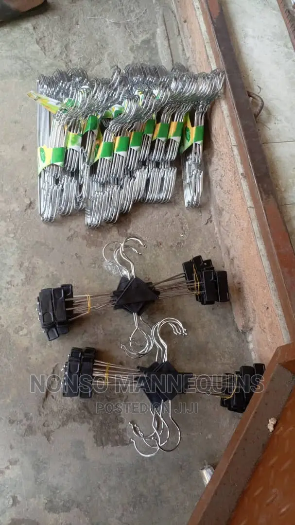 Black Clip Imported Hangers