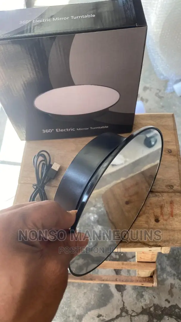 3kg 9cm Turntable/Rotator With Mirror Topp
