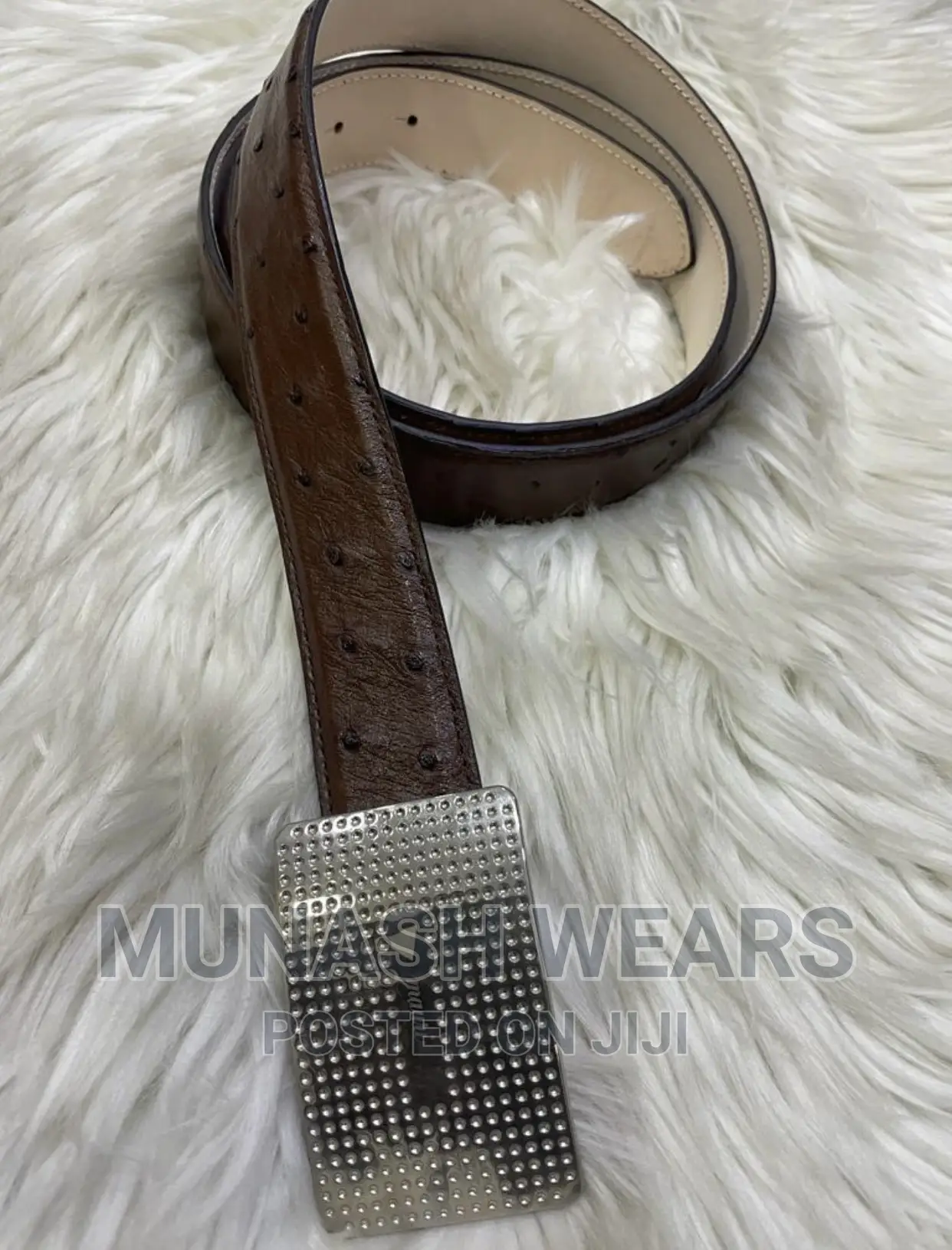 Italian Mauri Leather Belt