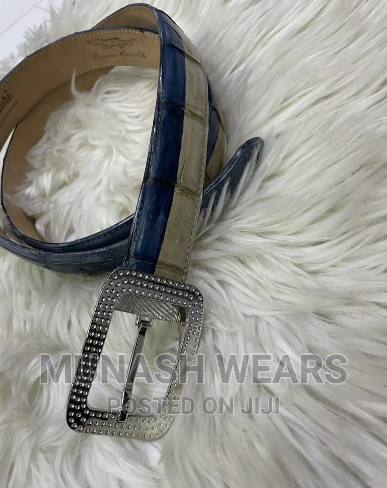 Italian Mauri Leather Belt