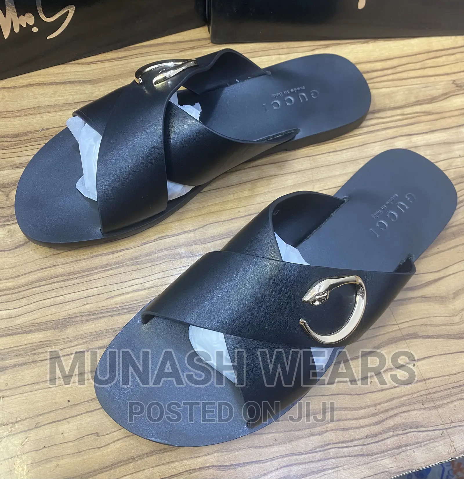 Gucci Leather Slipers Collection