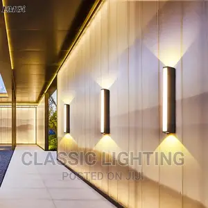 Outdoor Up Down LED Wall Lamp Waterproof Modern Long Strip