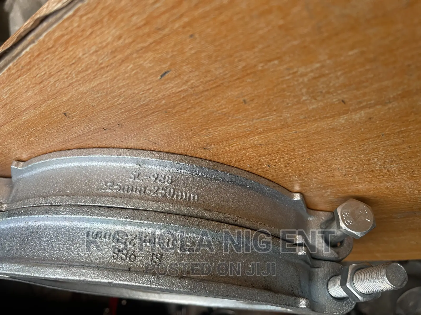 8”. Hose Clamp for Kings Nippple