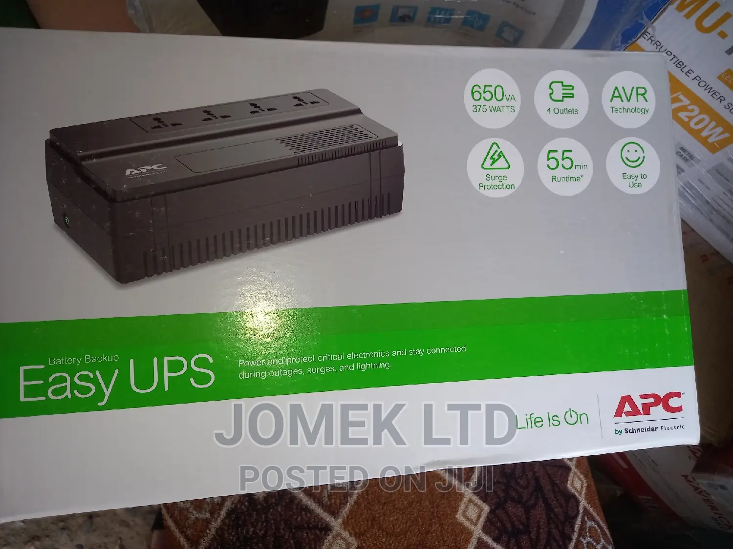 APC Bv650i Easy-Ups Bv UPS 650va / 375W