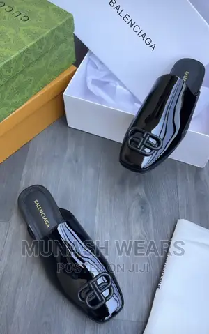 BALENCIAGA Leather Half Shoe