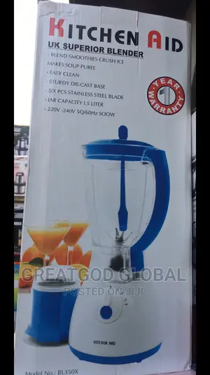 Kitchen Aid UK Superior Blender Model No: BL 350X