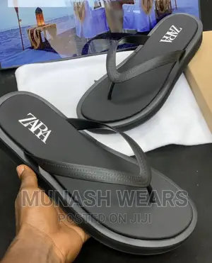 Zara Leather Slipers
