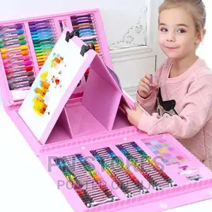 176 PCS Children Kids Drawing Set Watercolor Pencil Crayon