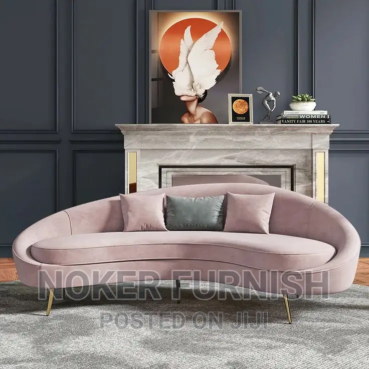 Model Curved Sofa Chairs