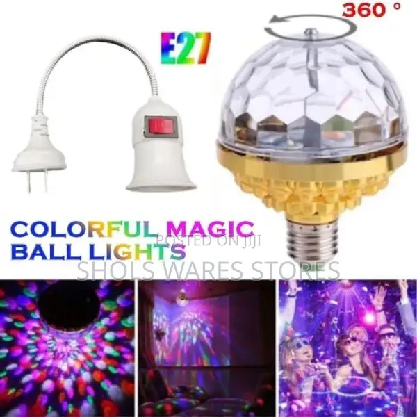 Colorful Rotating Magic Ball Light