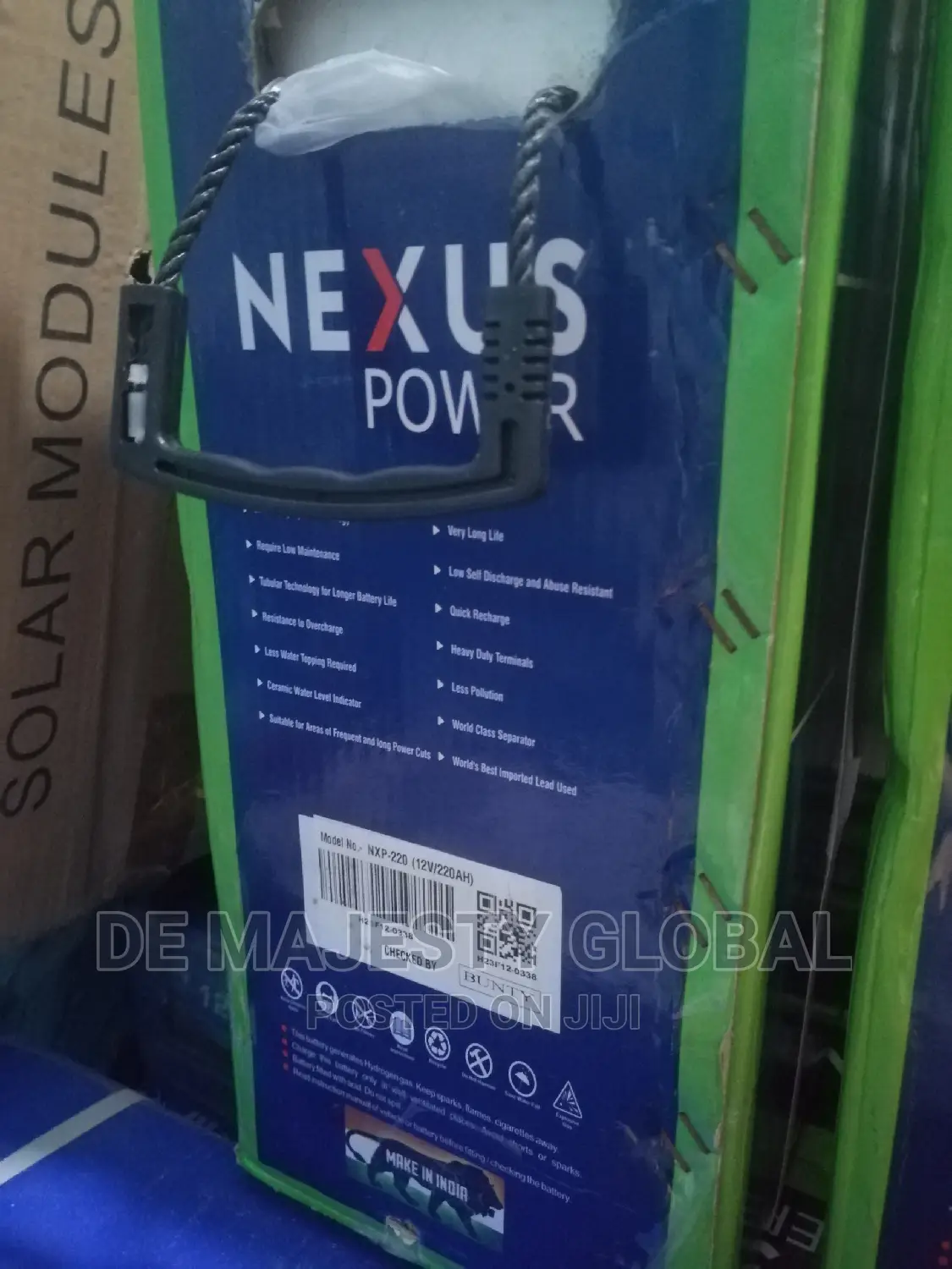 220ah Nexus Tubular Battery