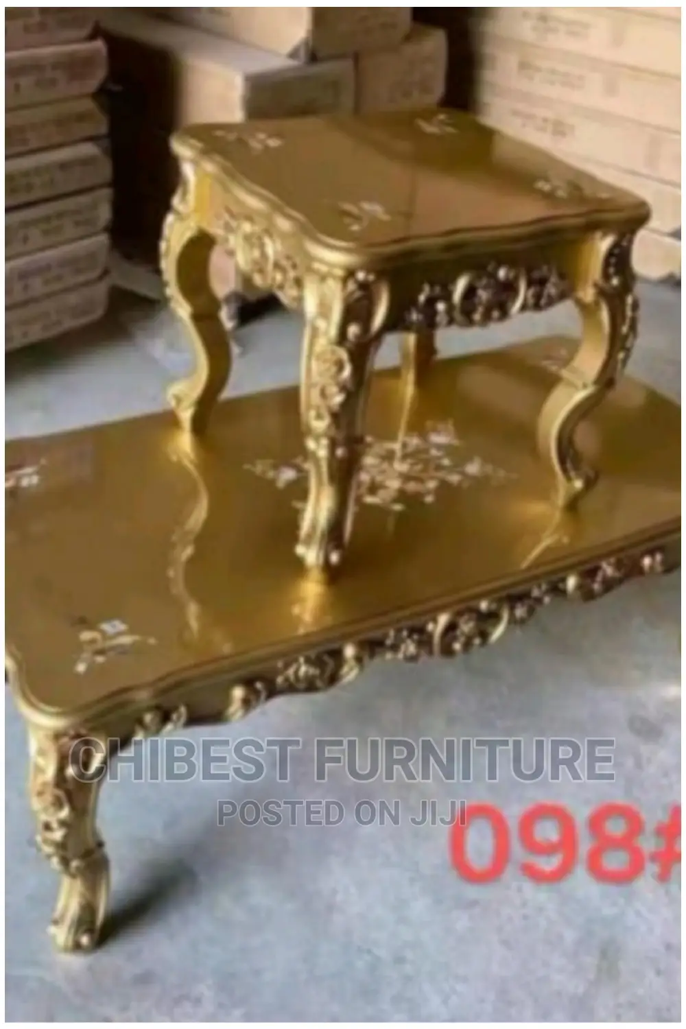 Standard Center Table With Side Stool