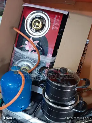 Gas Cooker+Non Stick Pot+ Cylinder