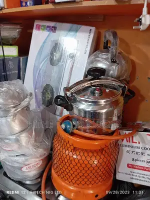 Pressure Pot + Pot +Frying Pan+Gas Cooker+ Kettle