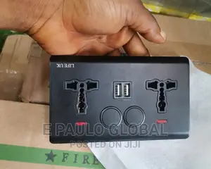 13amps Double Socket With Usb Pot