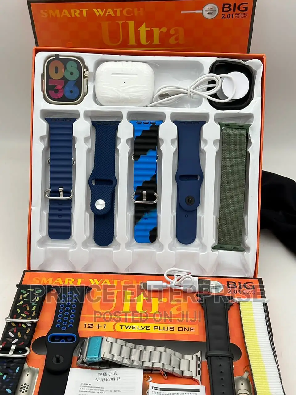 Ultra Smart Watch 12 + 1 a Combination Airpod Pro