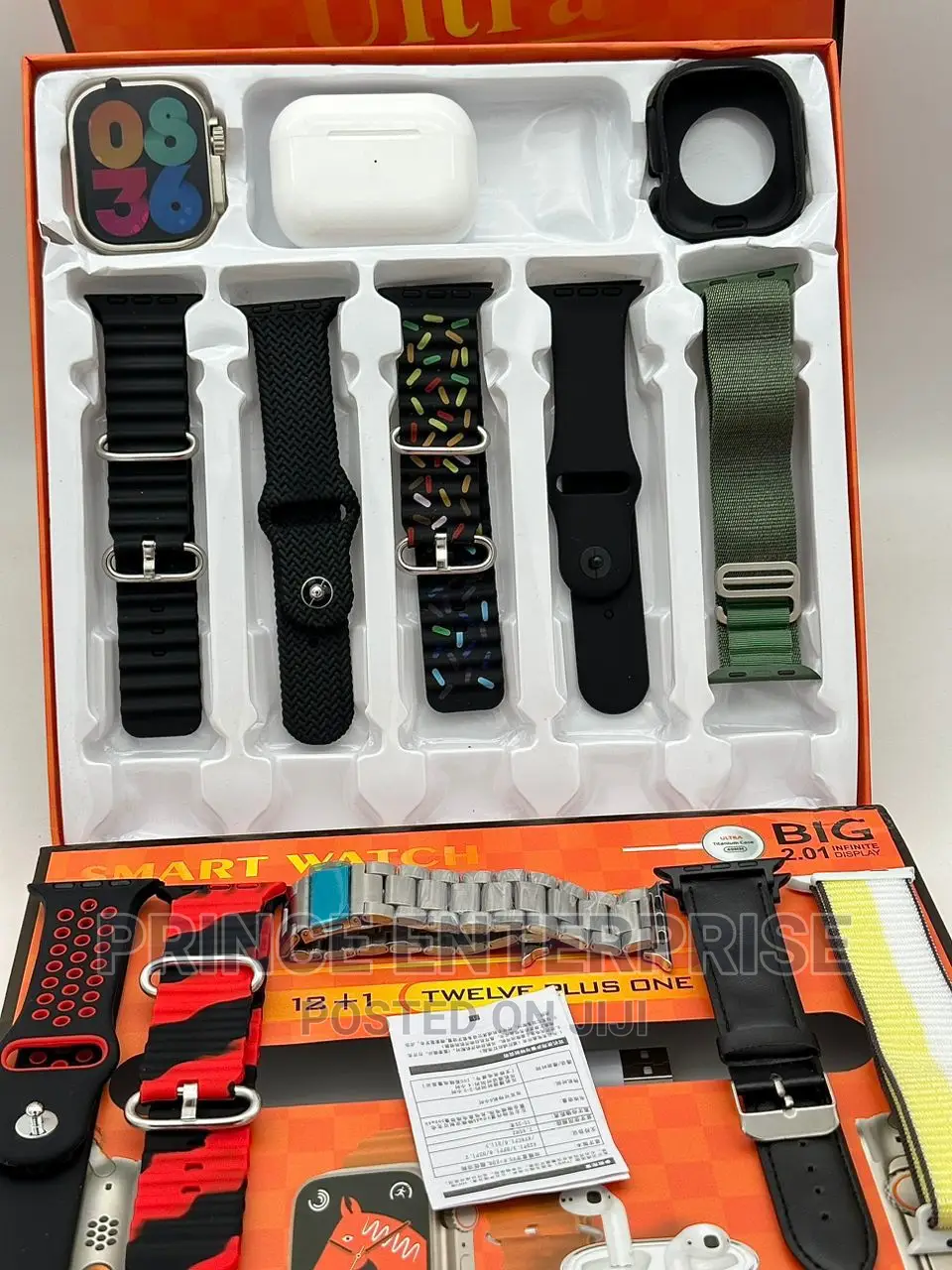 Ultra Smart Watch 12 + 1 a Combination Airpod Pro
