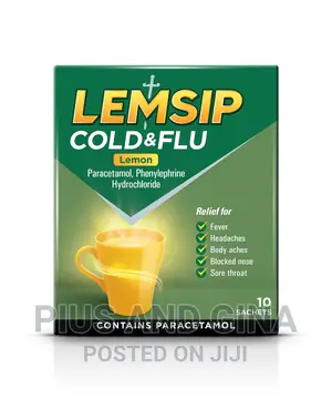 Photo - Lemsip Cold and Flu Lemon Flavour With Paracetamol - 10